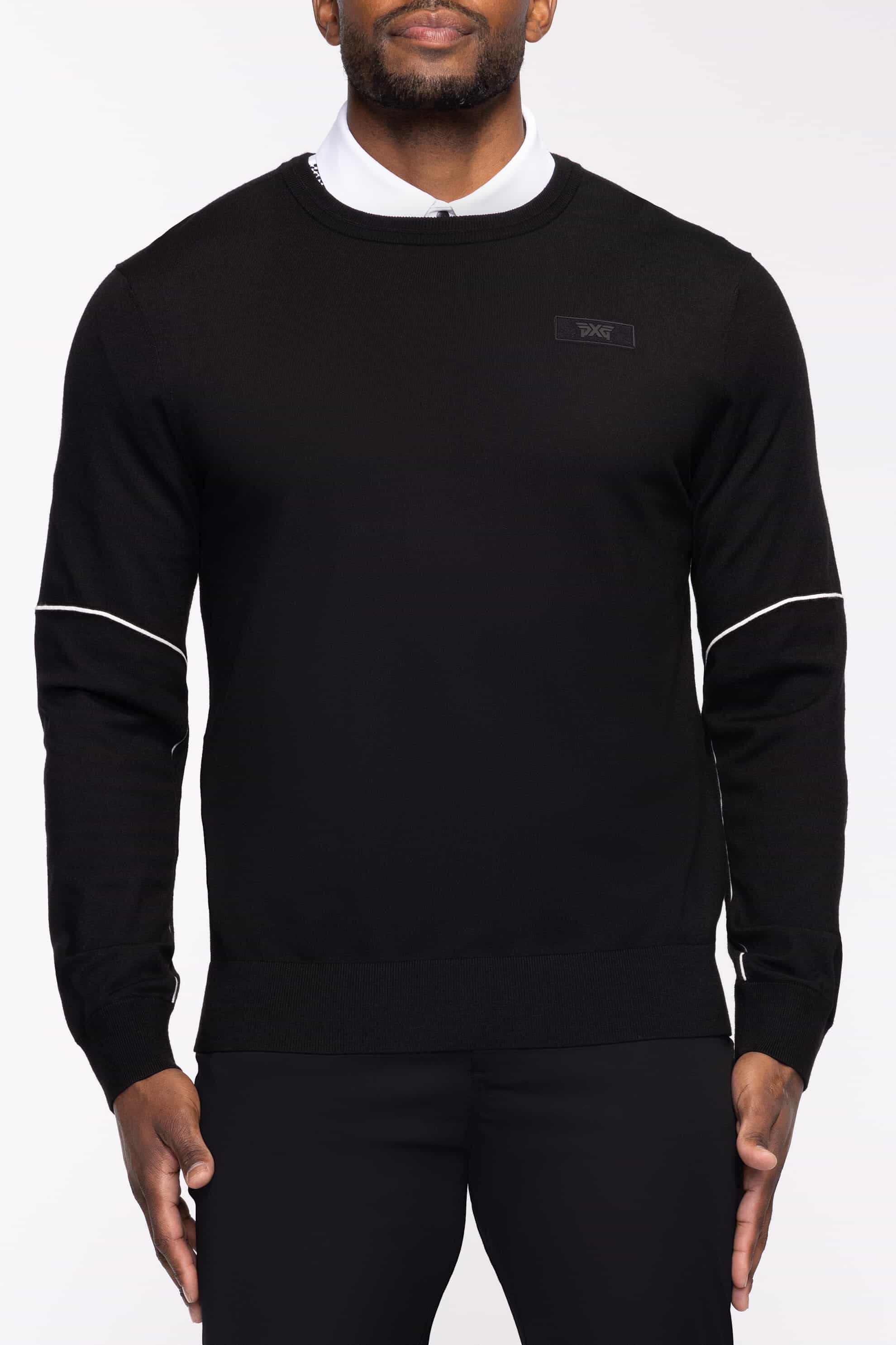 Buy Men's Stripe Detail Crew Neck Sweater | PXG